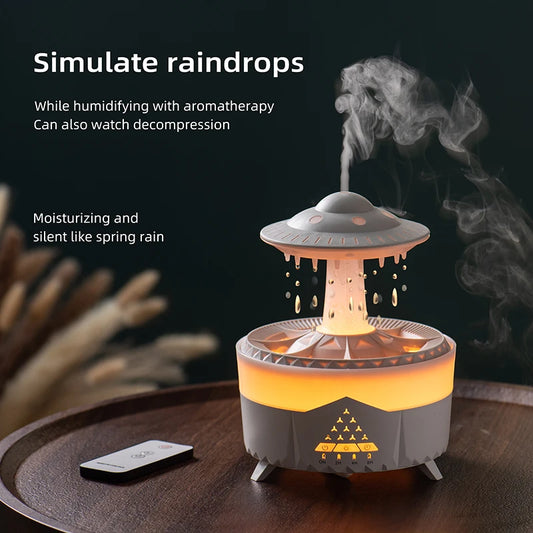 350ml Rain Cloud Aroma Diffuser & Humidifier