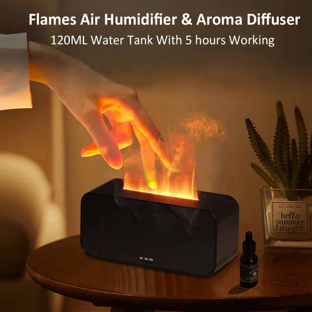 Mini Flame Aroma Humidifier Diffuser - Image 2